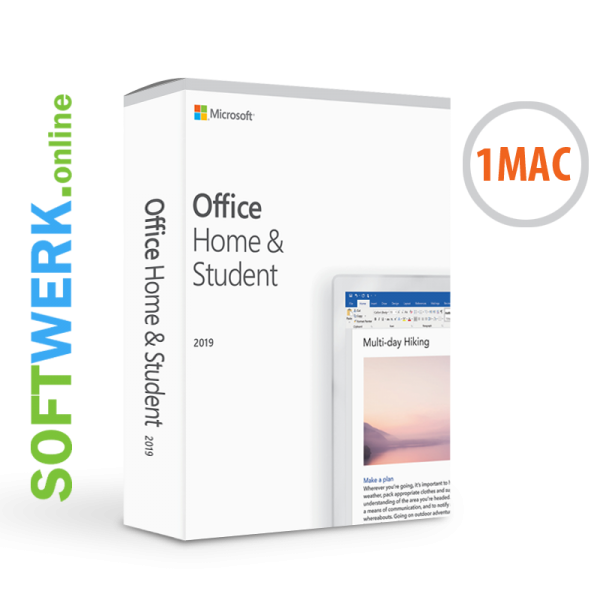 Microsoft Office Home & Student 2019 für MAC
